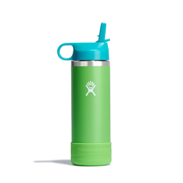 18oz (532mL) Kids Bottle with Straw Lid and Boot - Image 8