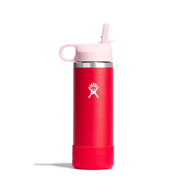 18oz (532mL) Kids Bottle with Straw Lid and Boot