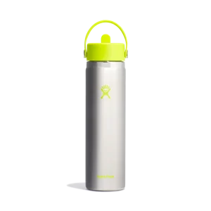 24oz (709mL) Wide Mouth with Flex Straw Cap Stainless Steel