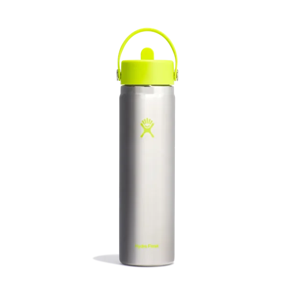 24oz (709mL) Wide Mouth with Flex Straw Cap Stainless Steel