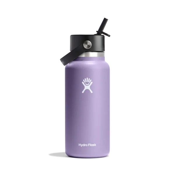 32oz (946mL) Wide Mouth with Flex Straw Cap