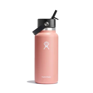 32oz (946mL) Wide Mouth Flex Straw Cap Grapefruit